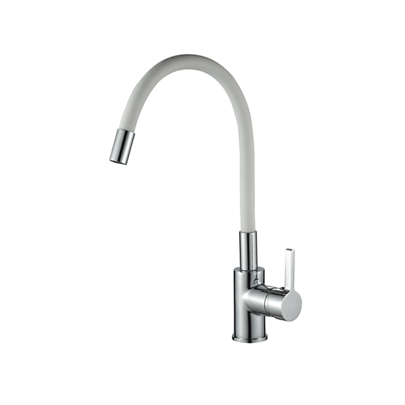 Rubinetto per tubo dell'acqua a gomito con selezione multicolore a sezione lunga DX4166