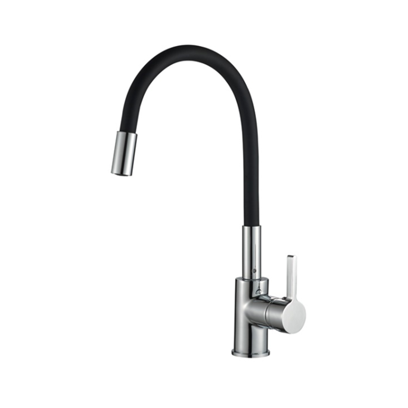 Rubinetto per tubo dell'acqua a gomito con selezione multicolore a sezione lunga DX4166