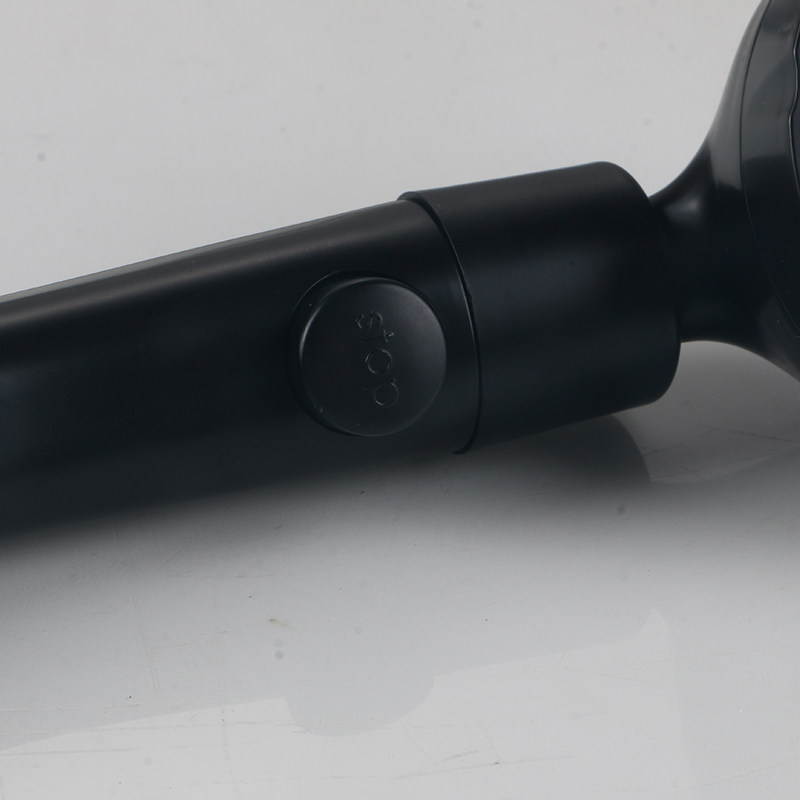 Doccia nera con soffione oscillante giapponese