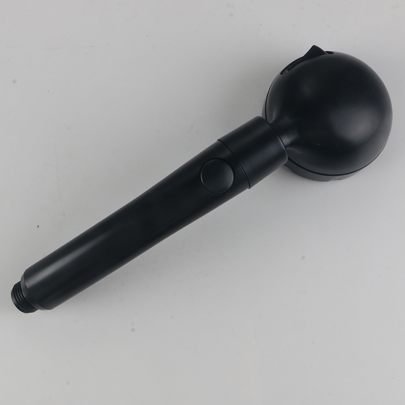 Doccia nera con soffione oscillante giapponese